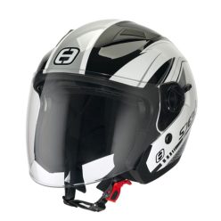 Speeds City II bukósisak, fényes fehér/ezüst, S