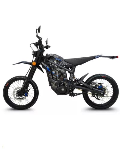 Talaria Sting Pro elektromos terepmotor L1E - kék színben Supermoto gumikkal