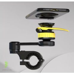   Erős rögzítésű, forgatható motoros telefontartó – prémium anyagból